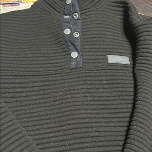 Simply Southern Black Ribbed Puffer Jacket